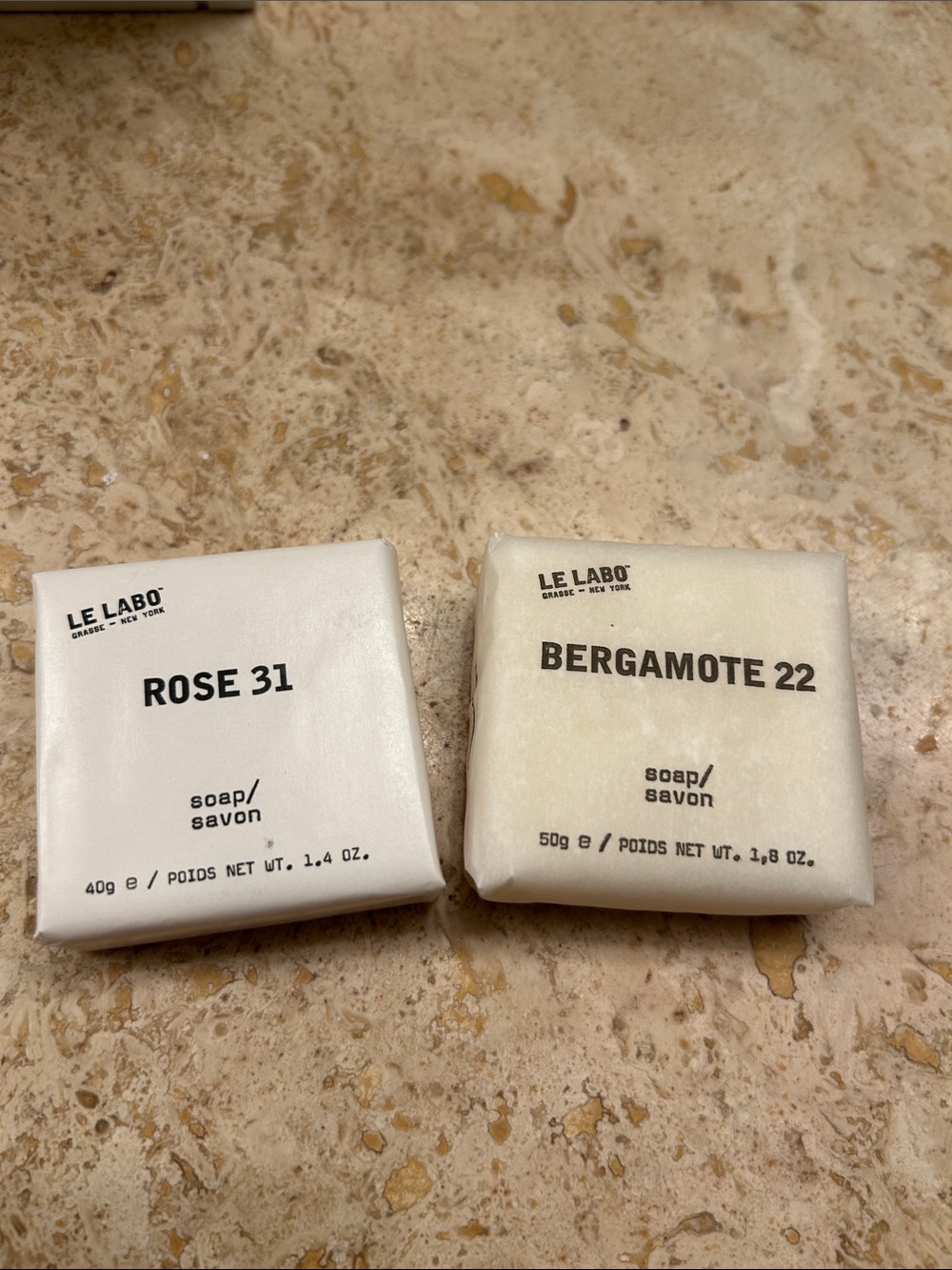 Le Labo Rose 31 & Bergamote 22 Soaps